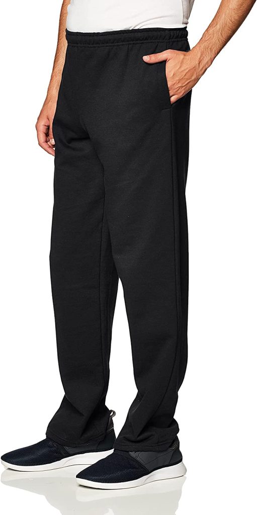 Fleece Open Bottom Sweatpants With Pockets | sweatpants manufacturers